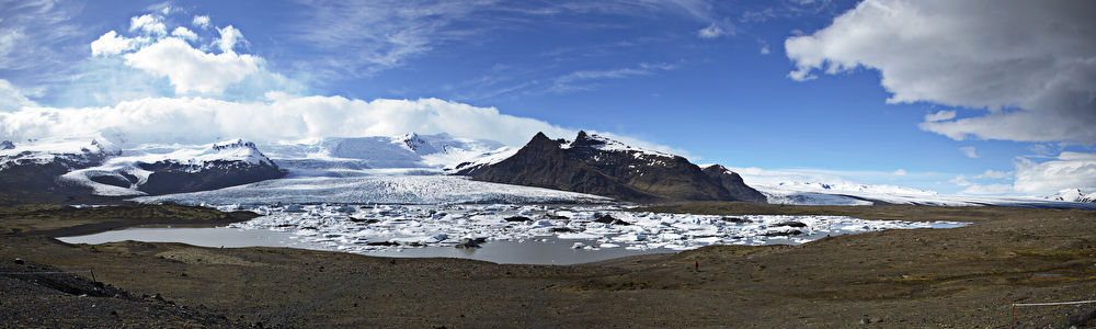 Gletschersee Island Panorama